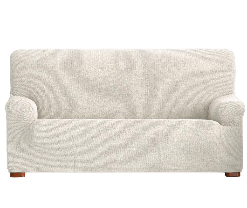 Husa elastica pentru canapea Dorian Ecru 180-210 cm - Eysa, Crem imagine