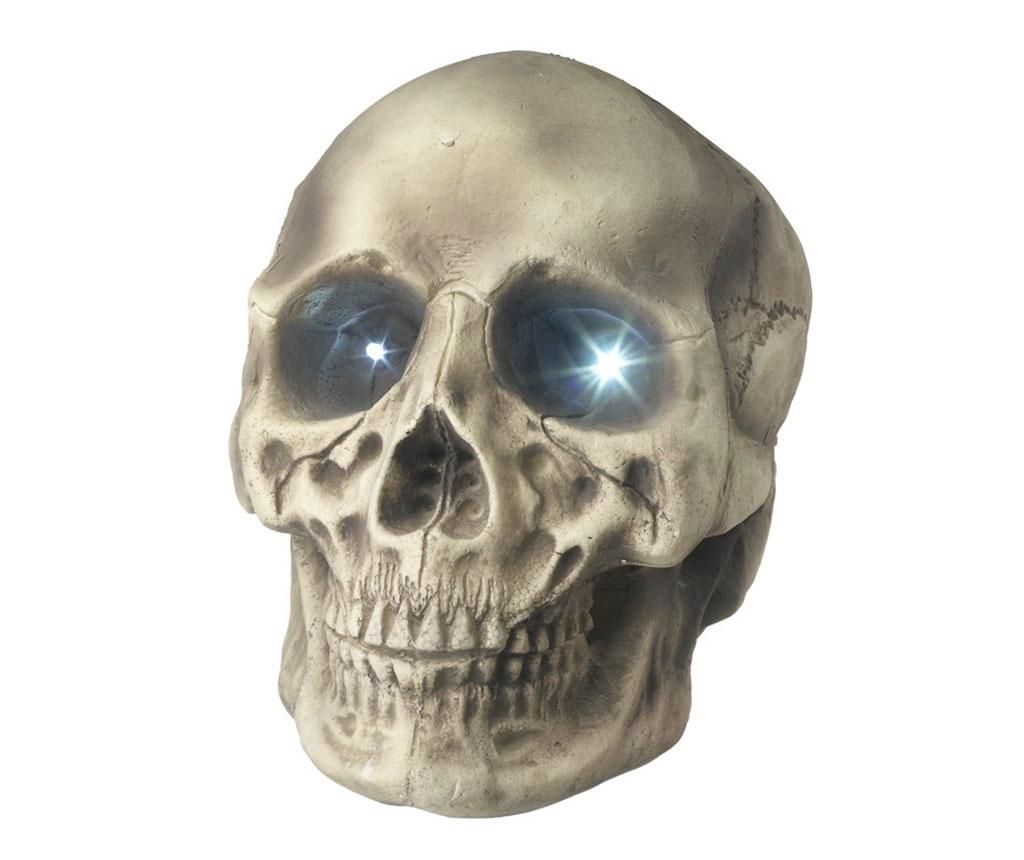 Decoratiune luminoasa Light Skull - Heaven Sends, Crem