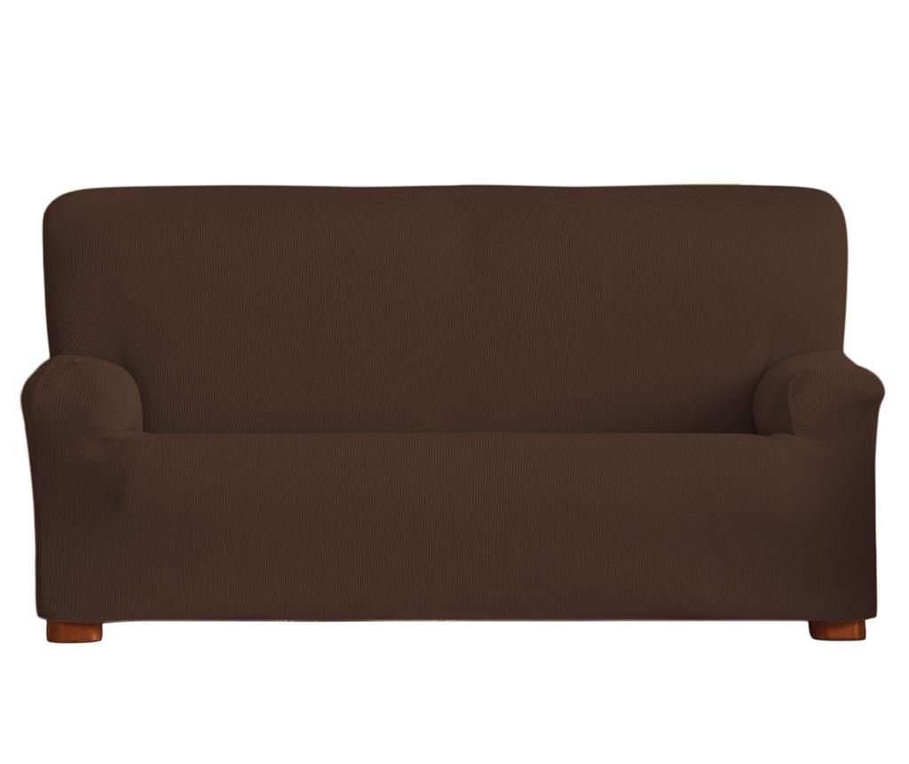 Husa elastica pentru canapea Ulises Brown 210-240 cm - Eysa, Maro imagine