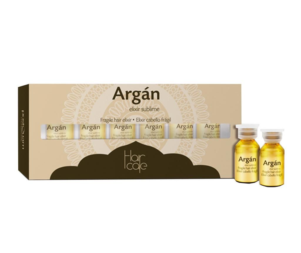 Set 6 fiole tratament pentru par degradat Argan Elixir Subline 3 ml