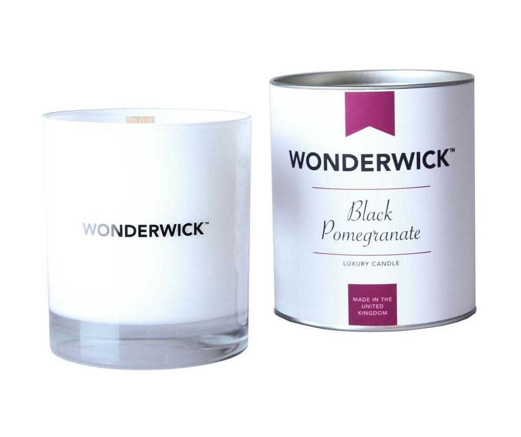 Lumanare parfumata Wonderwick Black Pomegranate Blanc