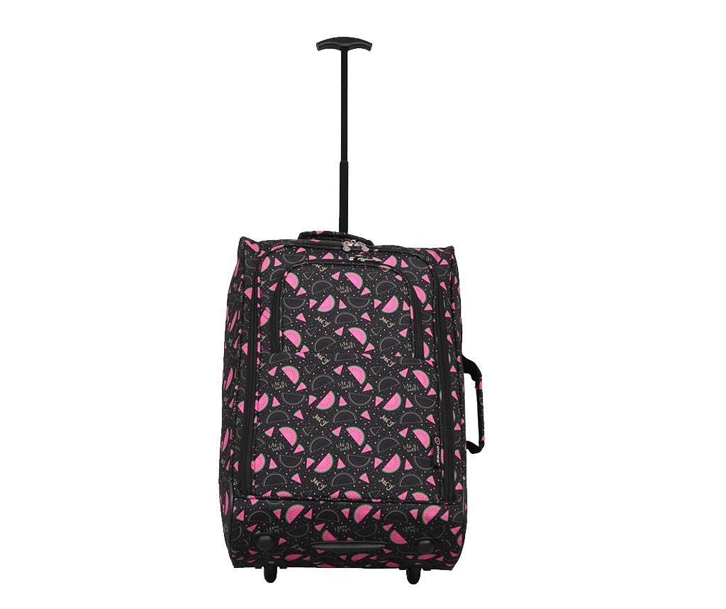 Troler Bolla Black Watermellon 42 L - 5 Cities, Negru,Rosu