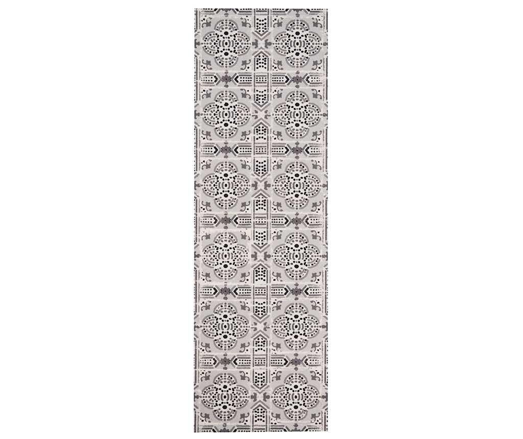 Covor Hanse Home, Tile Grey, 45x140 cm, poliamida - Hanse Home, Gri & Argintiu