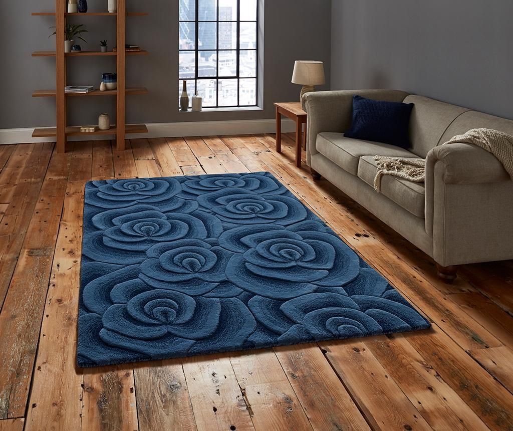 Covor Valentine Blue 150x230 cm - Think Rugs, Albastru