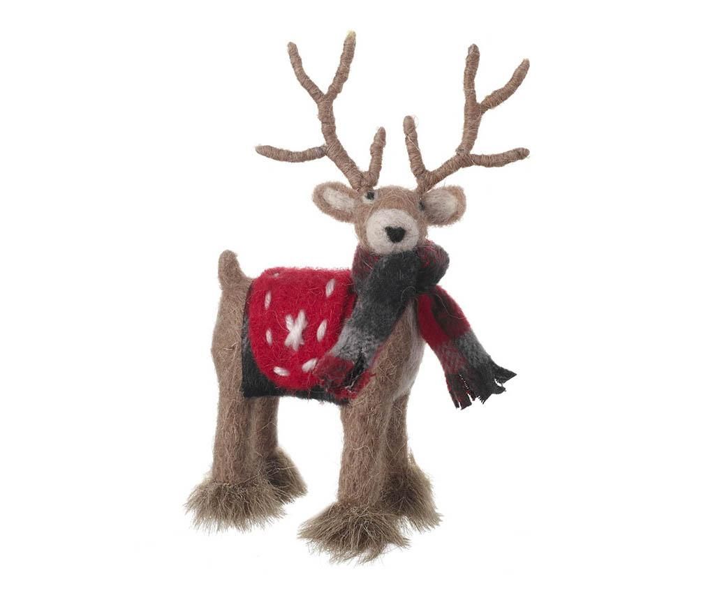 Decoratiune Woollen Reindeer
