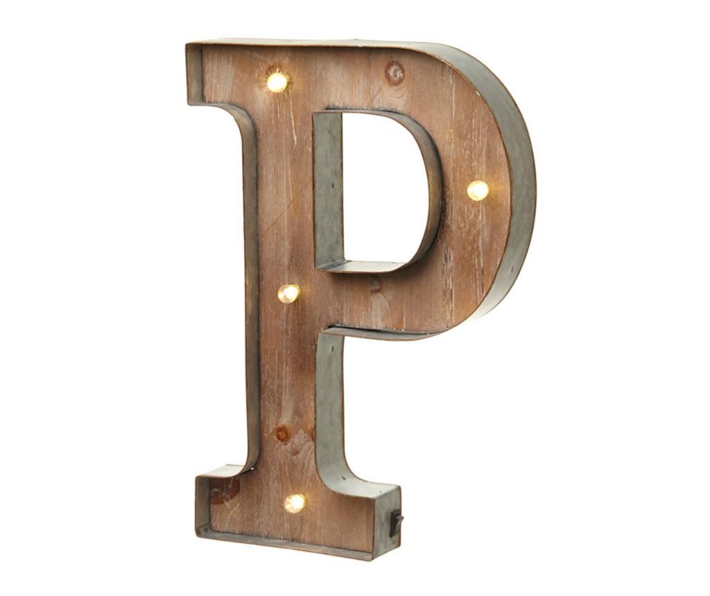 Decoratiune luminoasa Letter P imagine