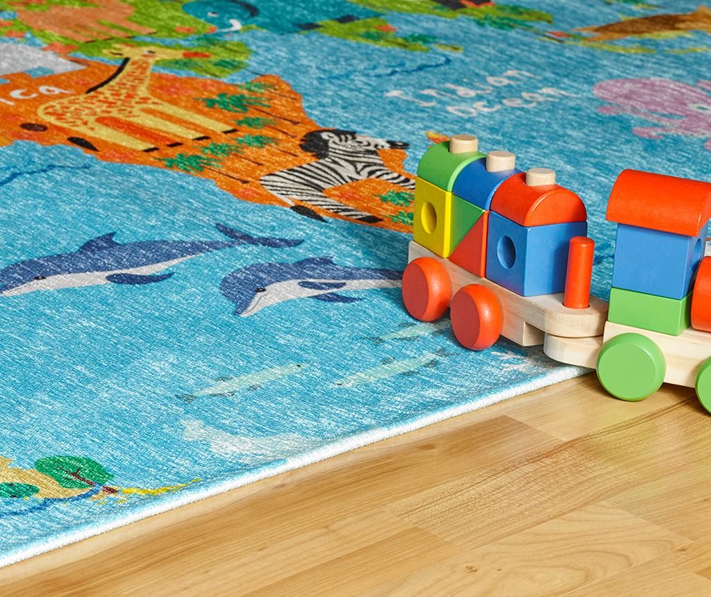 Covor Obsession, My Torino Kids Map, 120x170 cm, poliester - Obsession, Multicolor - 2