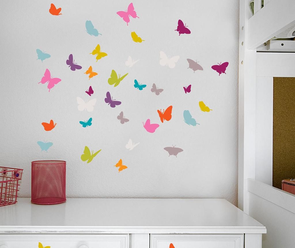 Set 18 stickere Butterflies – Evila Originals, Multicolor