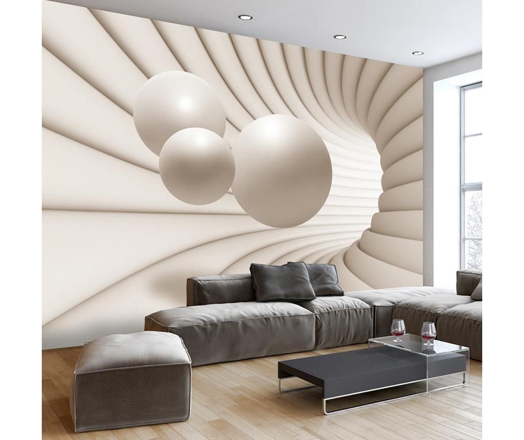 Tapet Spheres in the Tunnel 280×400 cm – Artgeist Artgeist imagine 2022