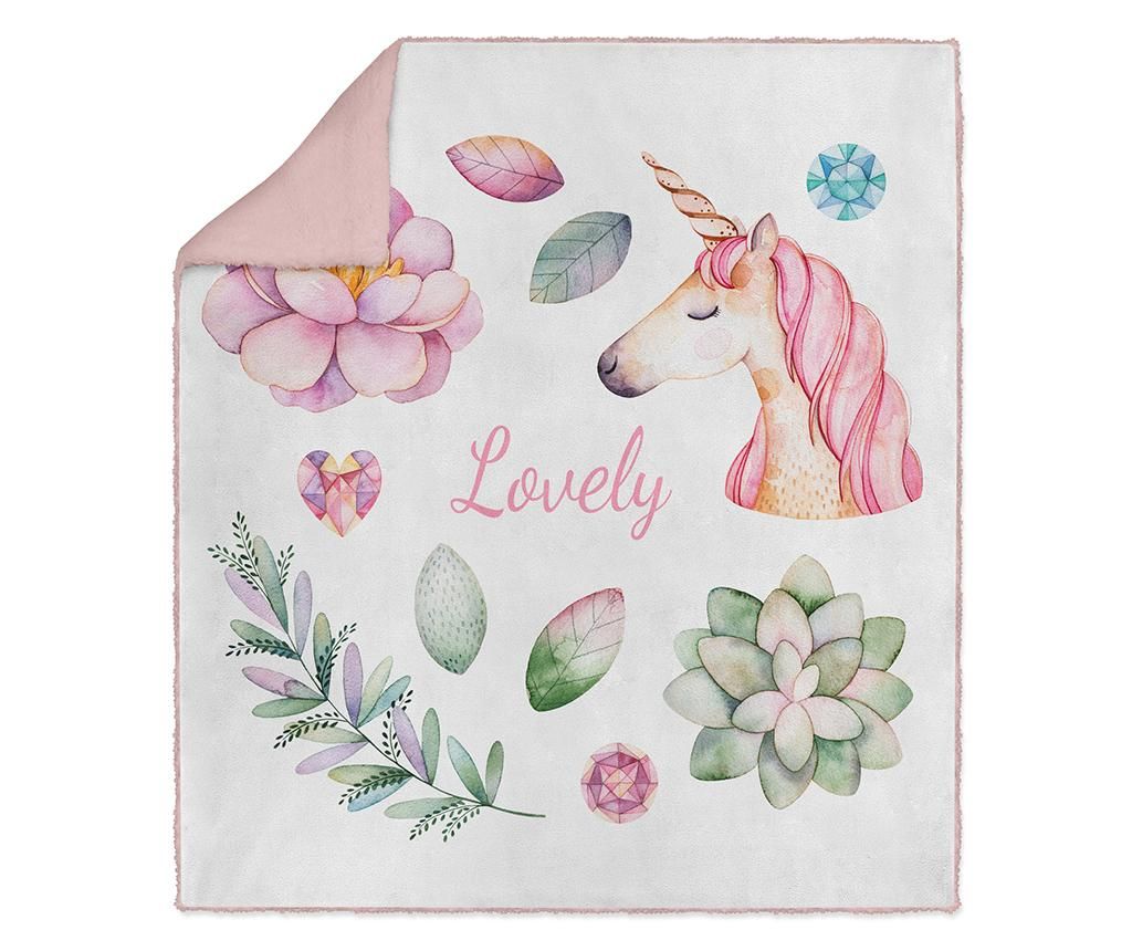 Pled Lovley Unicorn 130x160 cm