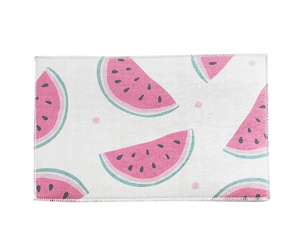 Covoras de baie Watermelon 40x60 cm - Alessia, Rosu