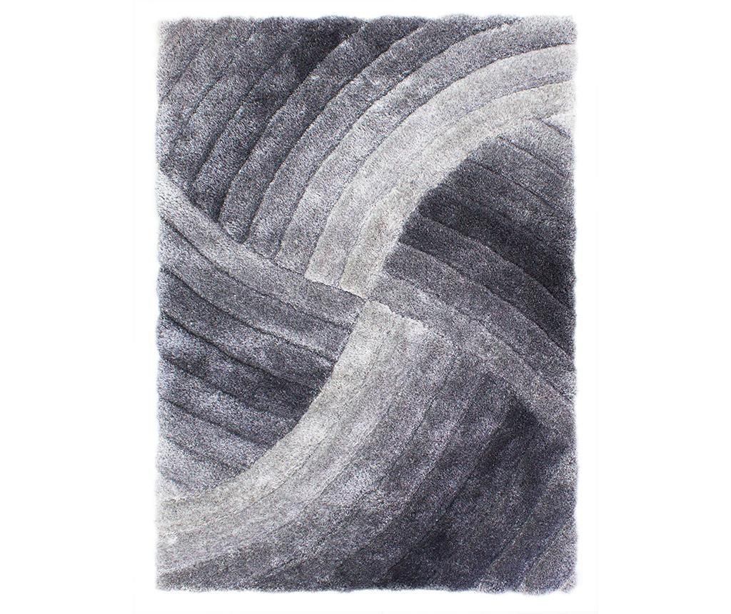 Covor Furrow Grey 120x170 cm - Flair Rugs, Gri & Argintiu