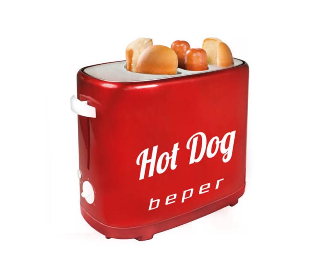 Aparat pentru preparare hot dog Beper, Vintage Taste, plastic – Beper, Multicolor Beper
