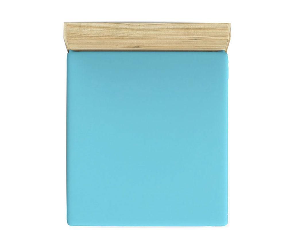Cearsaf de pat cu elastic Bitter Turquoise 160x200 cm - Patik, Albastru