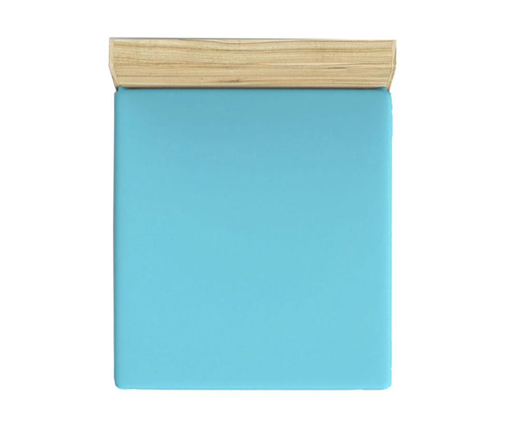 Cearsaf de pat cu elastic Rialta Turquoise 180×200 cm – Patik, Albastru Patik