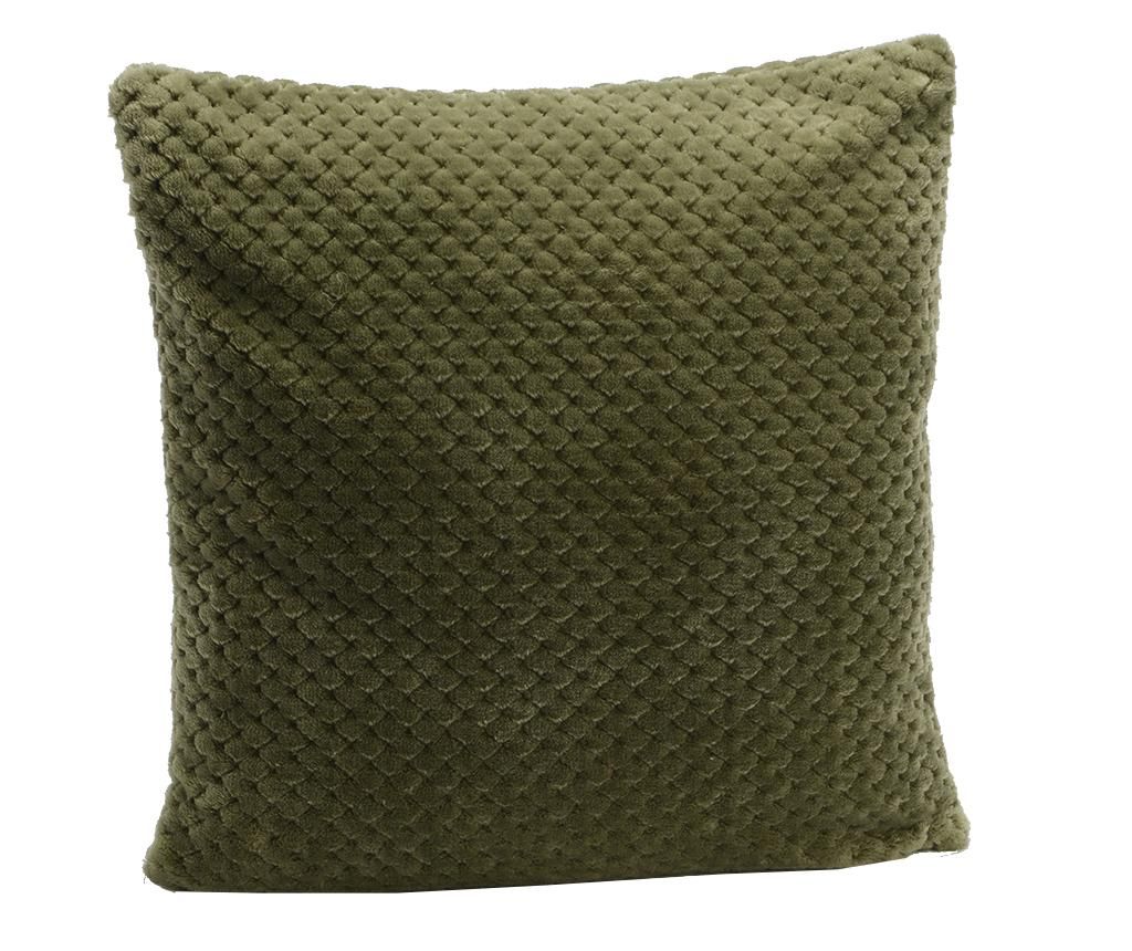 Perna decorativa Damier Kaki 40x40 cm - Korb, Multicolor