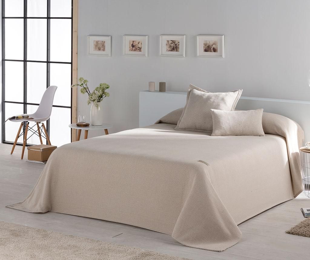 Cuvertura Paines Beige 250x270 cm - NAF NAF