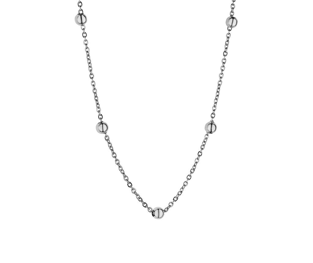 Lantisor Chain Bubbled Silver - Emily Westwood, Gri & Argintiu