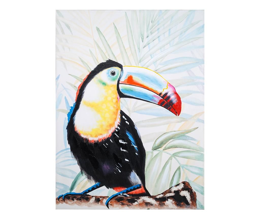 Tablou Toucan 90x120 cm - Creaciones Meng, Multicolor