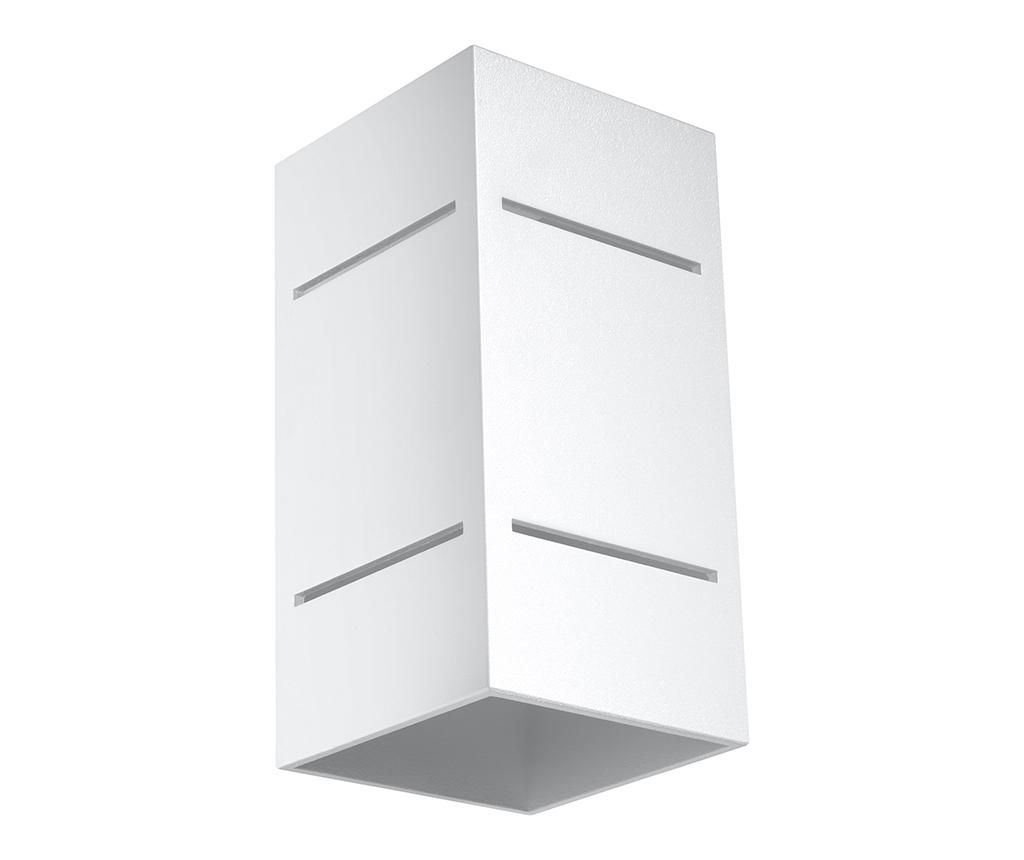 Aplica de perete Nice Lamps, Torre White, aluminiu, 10x10x20 cm - Nice Lamps, Alb