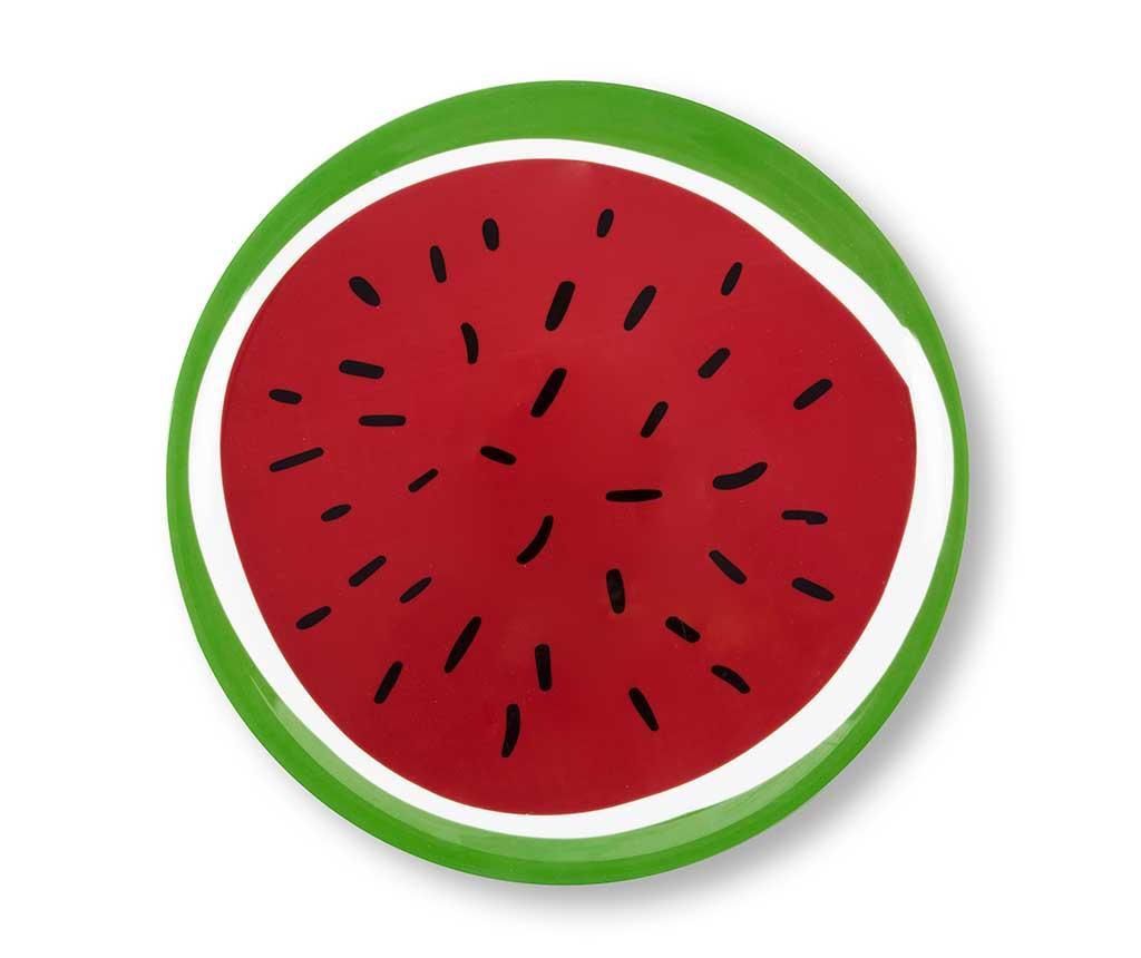 Farfurie pentru pizza Excelsa, Watermelon, portelan, ⌀31 cm, 31×31 cm – Excelsa, Rosu,Verde Excelsa imagine 2022