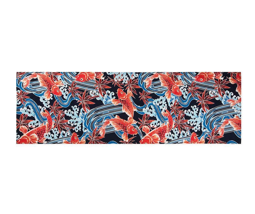 Traversa de masa Kimono Carpe 45×140 cm – Excelsa, Multicolor Excelsa pret redus