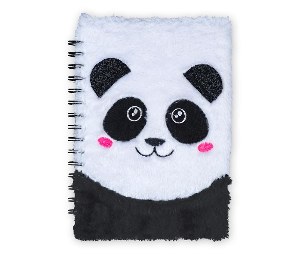 Jurnal cu spirala Cute Fluffy Panda