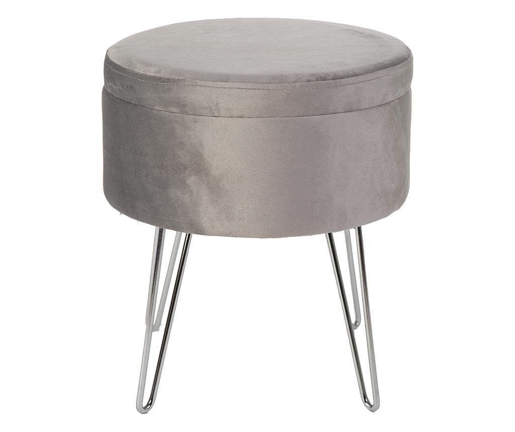 Scaunel Glamour Stool Grey