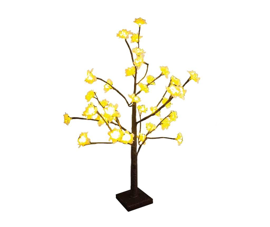 Decoratiune luminoasa Cherry Blossom Tree - Heaven Sends, Galben & Auriu