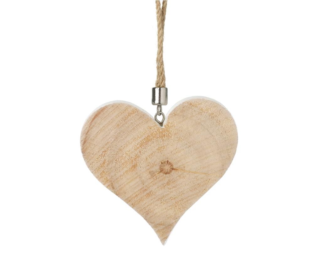 Decoratiune suspendabila Wooden Heart