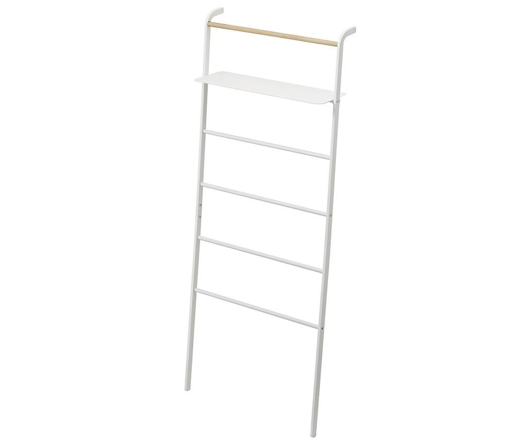 Etajera pentru baie Tower Ladder White - Yamazaki, Alb