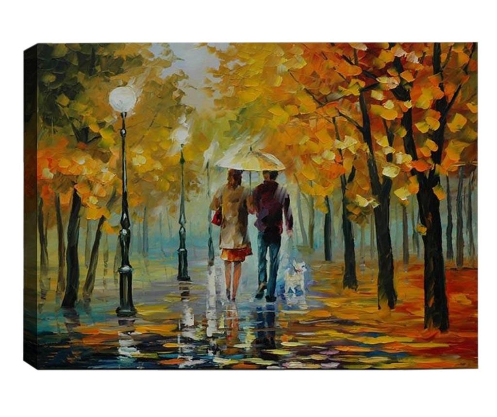Tablou Walking in the Rain 40x60 cm - Tablo Center, Multicolor