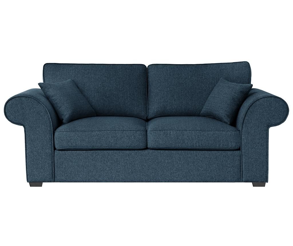 Canapea 2 locuri Jalouse Maison, Ivy Blue Jeans, 200x90x90 cm - Jalouse Maison, Albastru