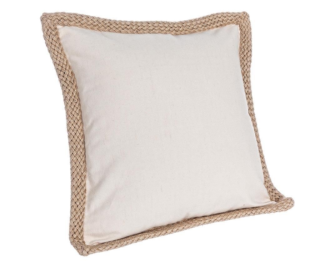 Perna decorativa Desert White 40x40 cm - Bizzotto, Alb