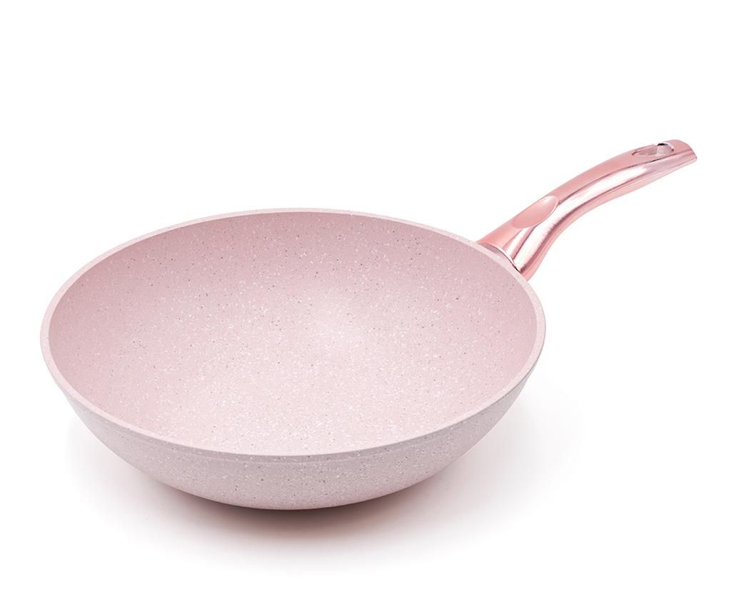 Tigaie Wok Stonerose Shiny 28 cm