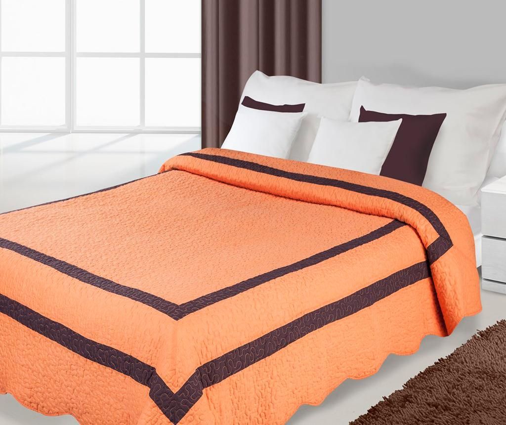 Cuvertura matlasata Stripe Orange 170x210 cm