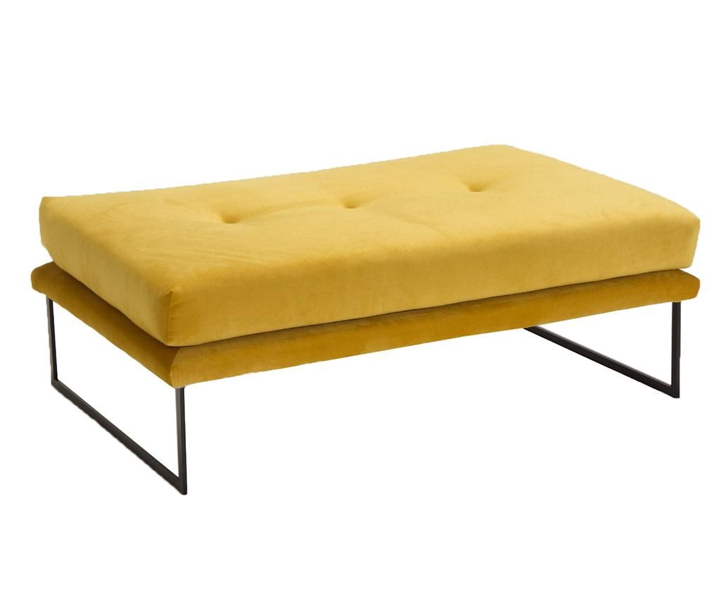 Bancheta Balcab Home, Relax Yellow, 118x82x42 cm - Balcab Home, Galben & Auriu