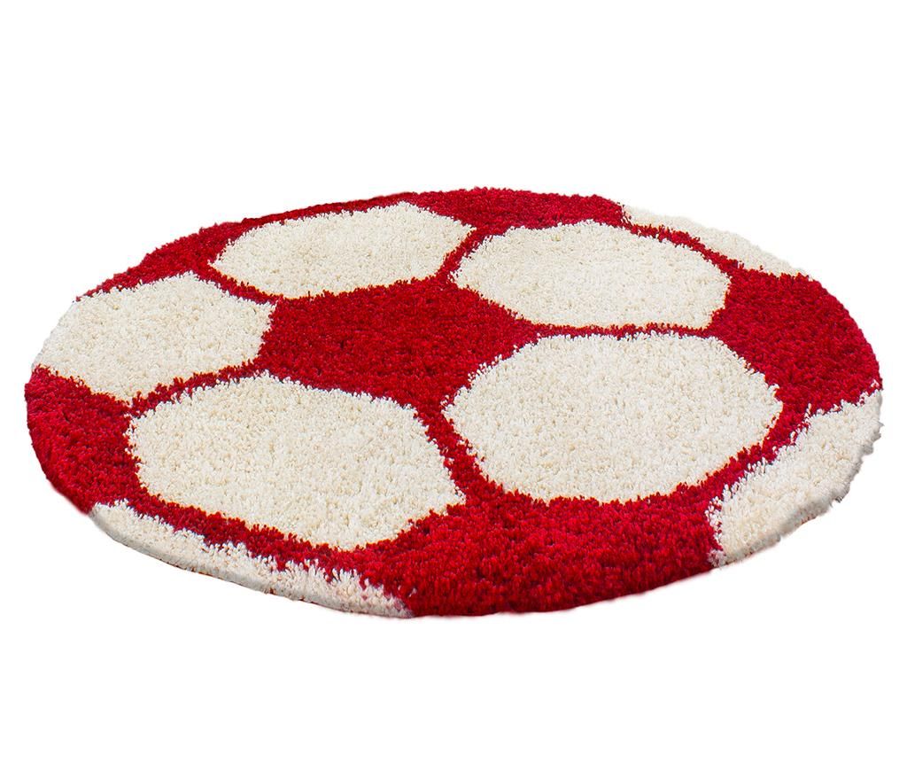 Covor Fun Round Red 100 cm – Ayyildiz Carpet, Rosu Ayyildiz Carpet