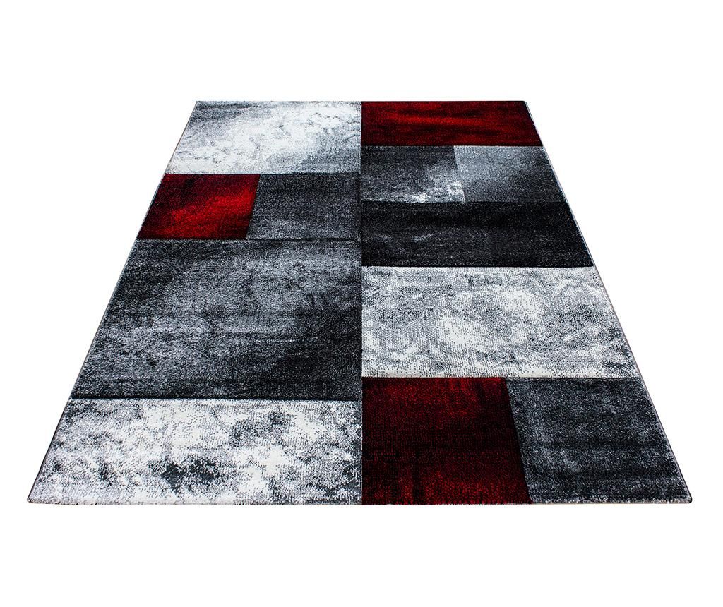 Covor Ayyildiz Carpet, Hawaii Lokelan Red, 160×230 cm, polipropilena fixata termic si lucrata manual, rosu – Ayyildiz Carpet, Rosu Ayyildiz Carpet