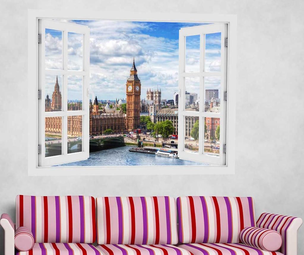 Sticker 3D Window Westminster Bridge London – BeeStick, Multicolor BeeStick imagine 2022