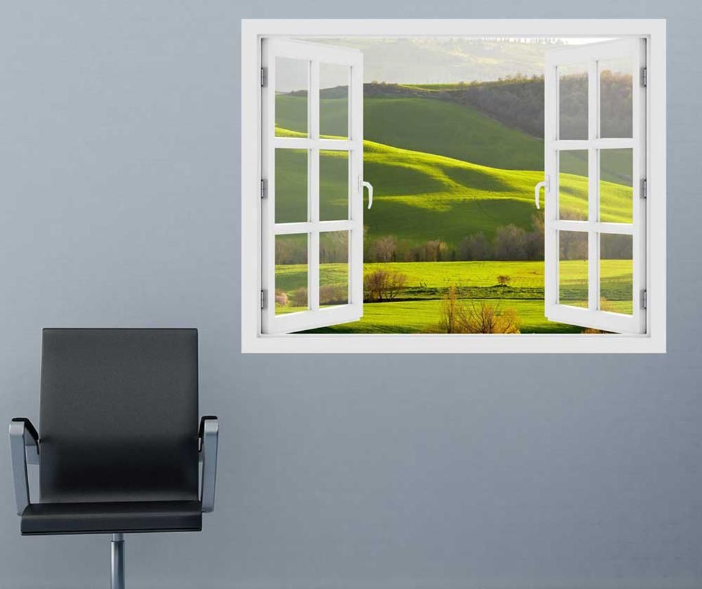 Sticker 3D Window Toscana Spring - BeeStick, Multicolor