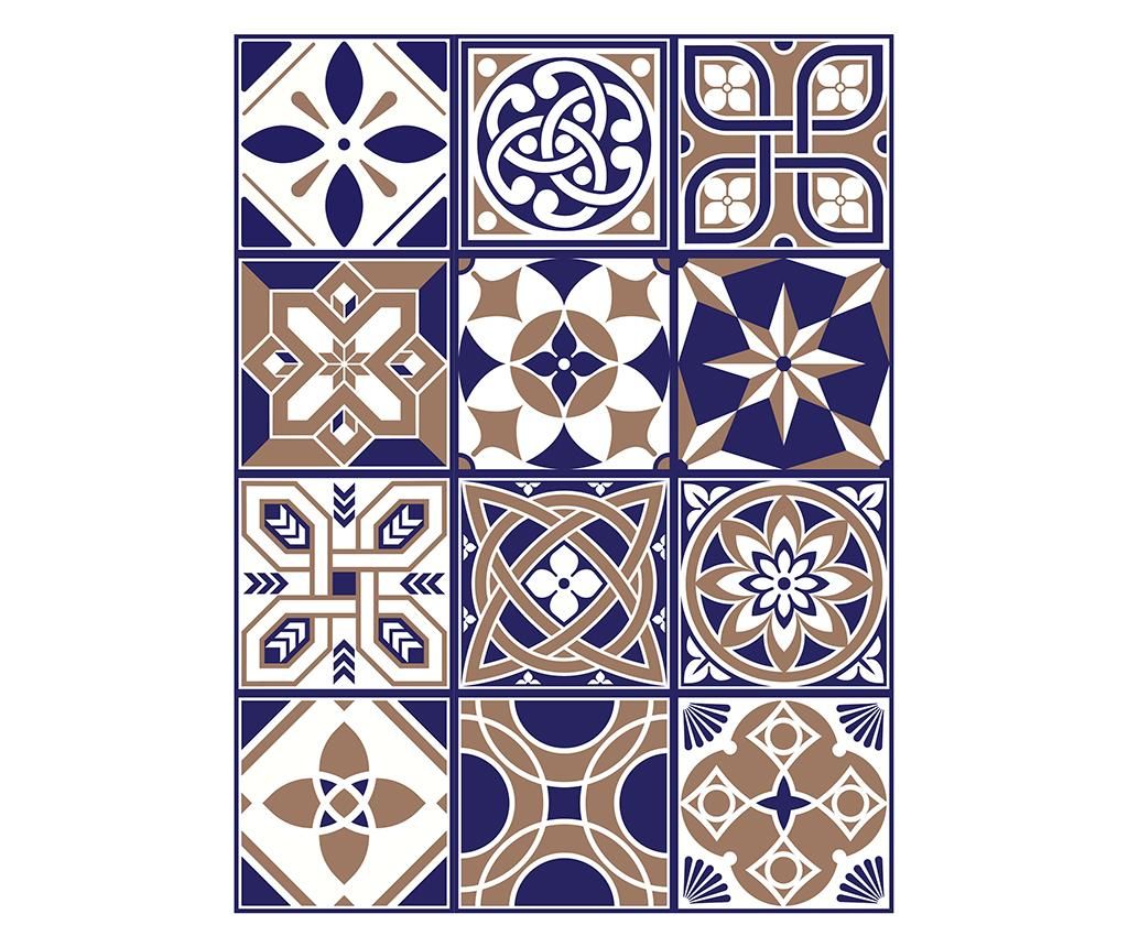 Set 24 stickere Tile Royal – Wallplus, Multicolor vivre.ro