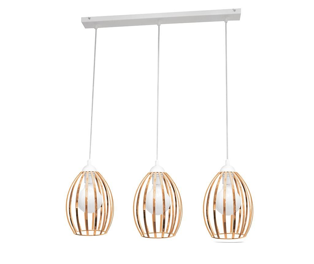 Lustra Dali Three White Brass - Helam, Alb,Maro