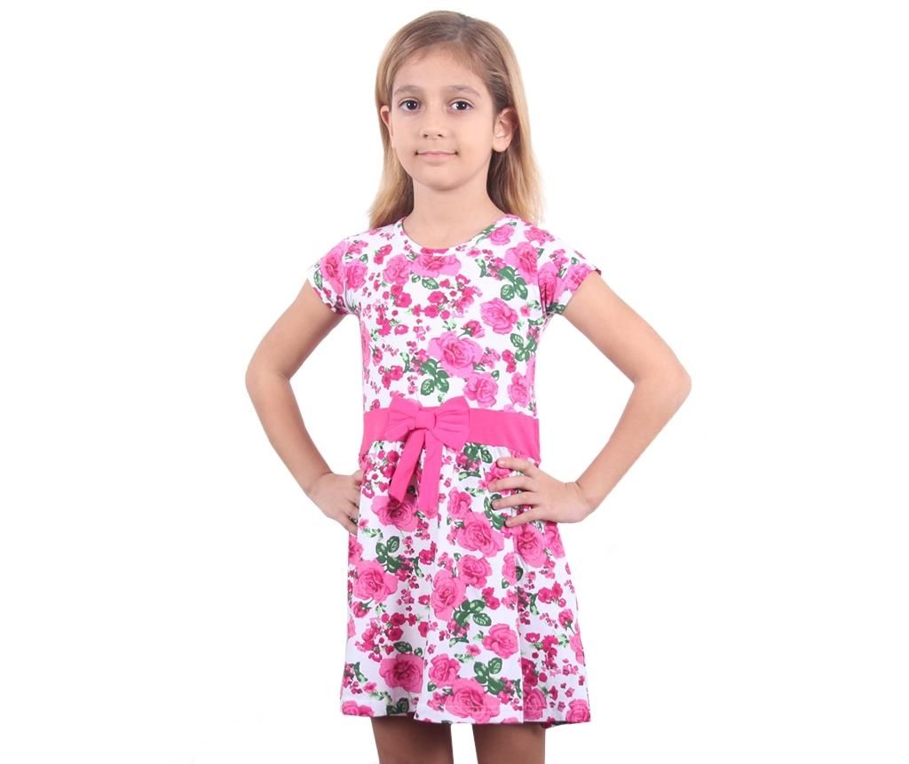 Rochie copii Flower Bow 6-7 ani