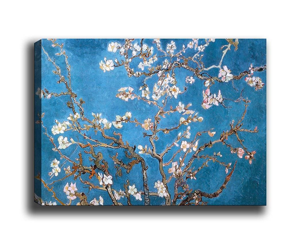 Tablou Tablo Center, Almond Blossoms, canvas imprimat din bumbac, 70×100 cm – Tablo Center, Multicolor Tablo Center