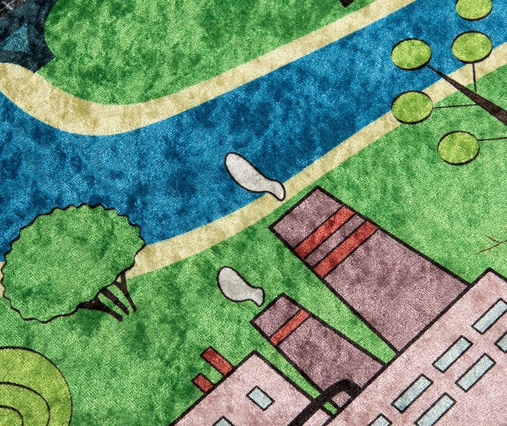 covor, copii, covoare, strazi, cladiri, colorat, multicolor