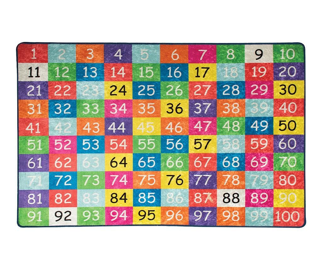 Covor de joaca Numbers 200x290 cm - Chilai, Multicolor