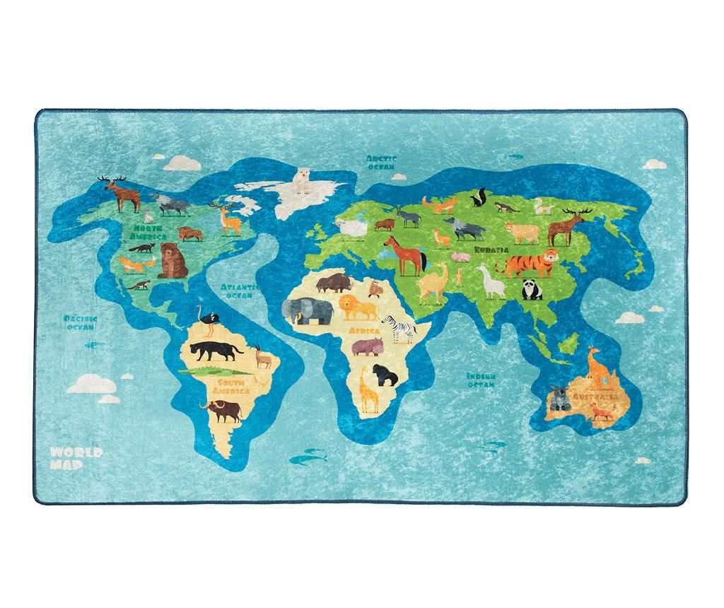 Covor Map 100×160 cm – Chilai, Multicolor Chilai
