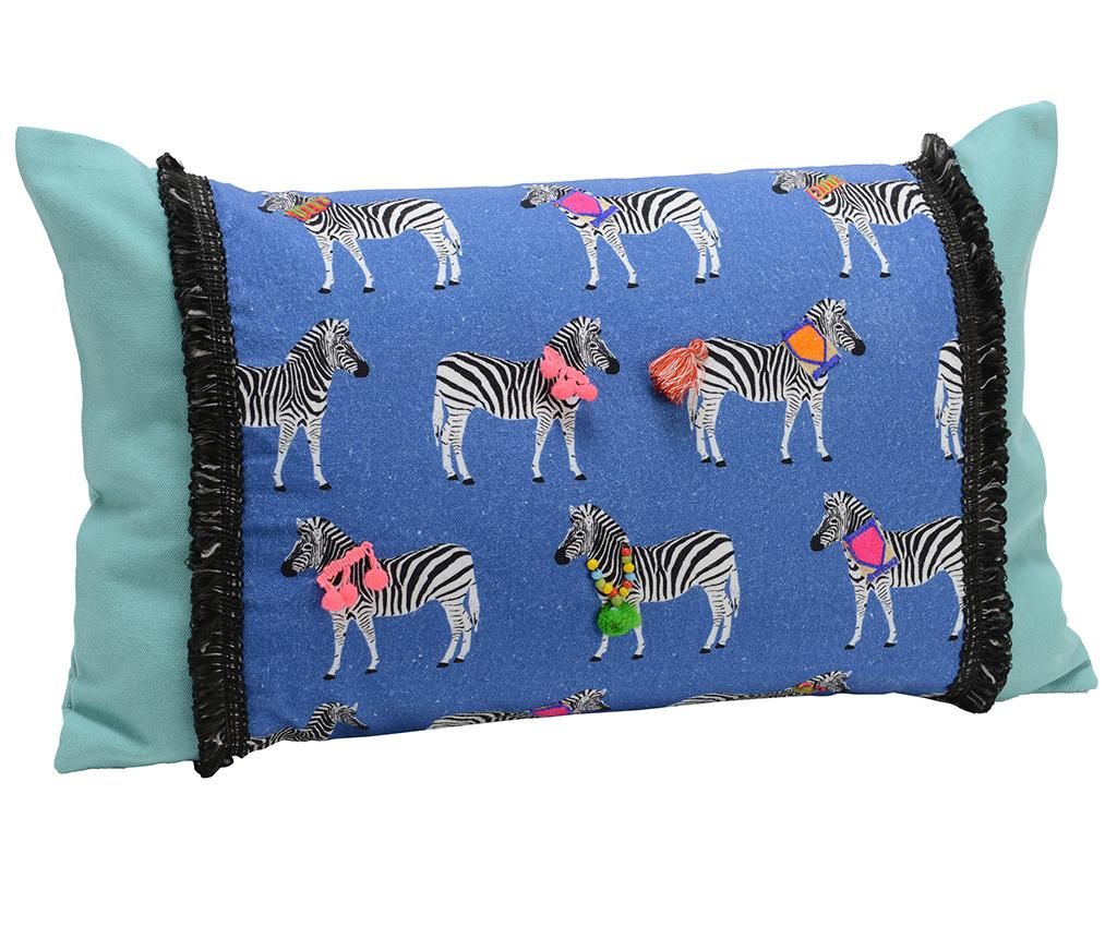 Perna decorativa Funky Zebra 30x50 cm - Amadeus, Multicolor