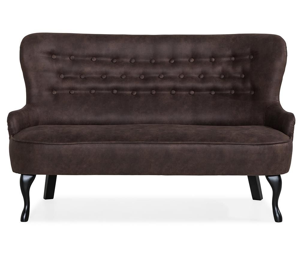 Sofa Kalatzerka, diYana Soft Vintage Leather 3H, maro, 140x67x86 cm – Kalatzerka, Maro Kalatzerka imagine reduceri 2022